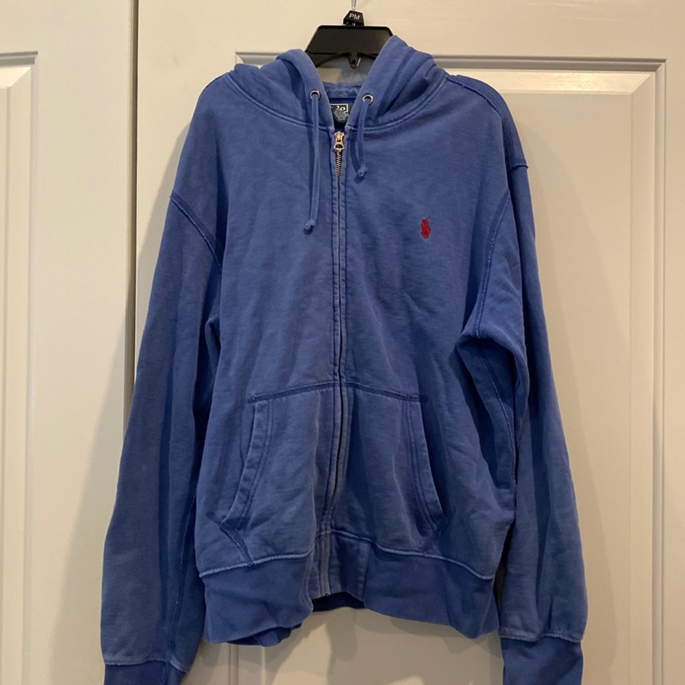 Polo blue hoodie